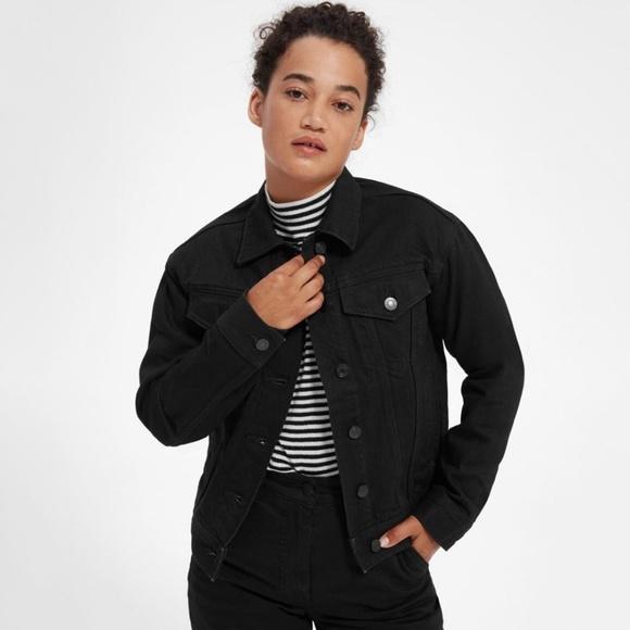 Everlane Jackets & Blazers - Everlane The Denim Jacket XL Black